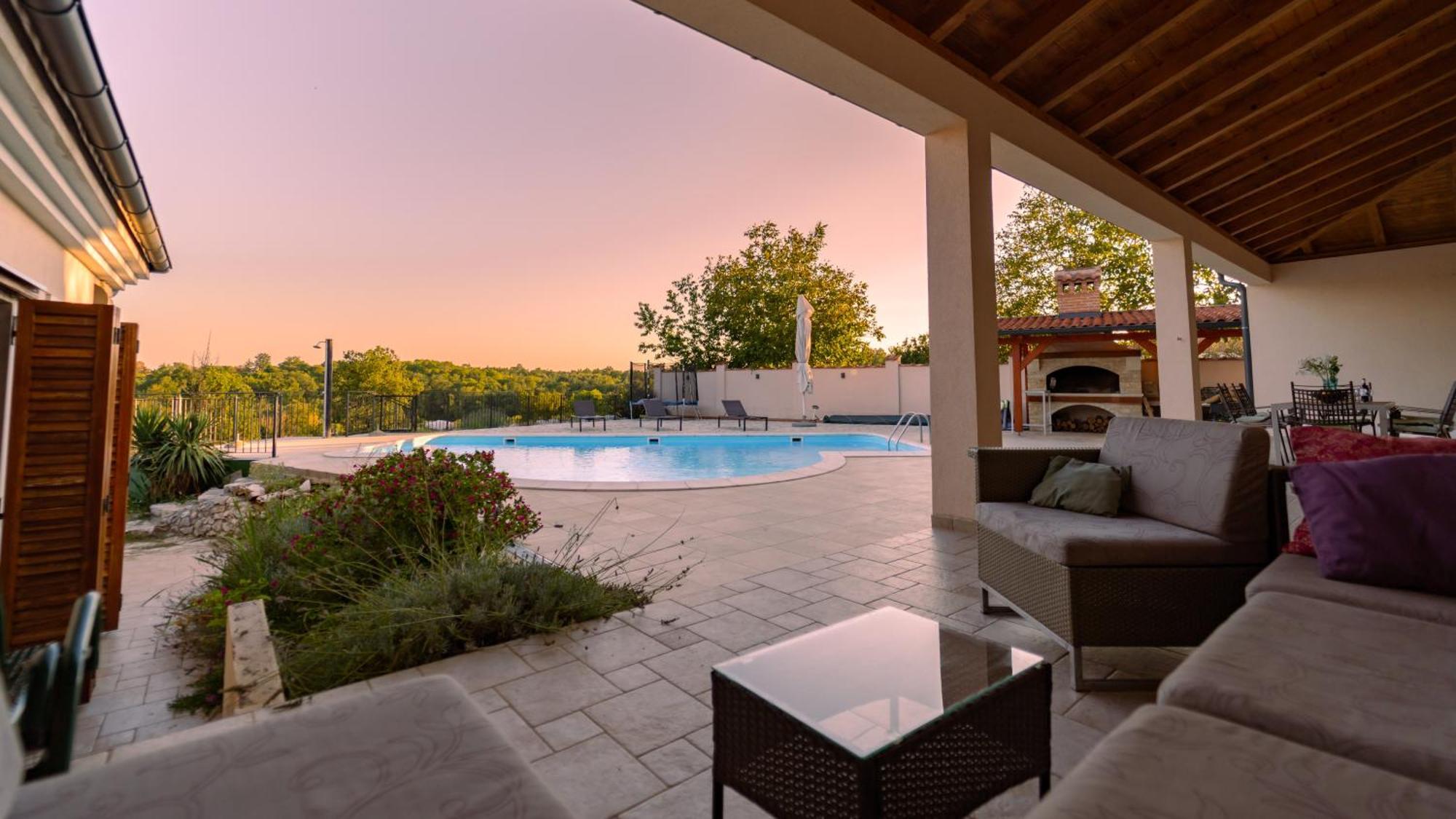 Villa Arton Heated Swimming-Pool Žminj Exteriér fotografie