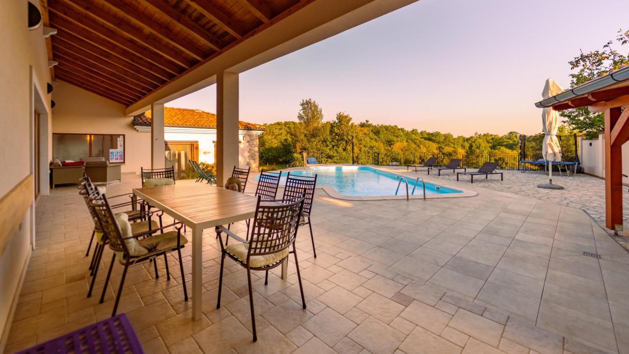 Villa Arton Heated Swimming-Pool Žminj Exteriér fotografie