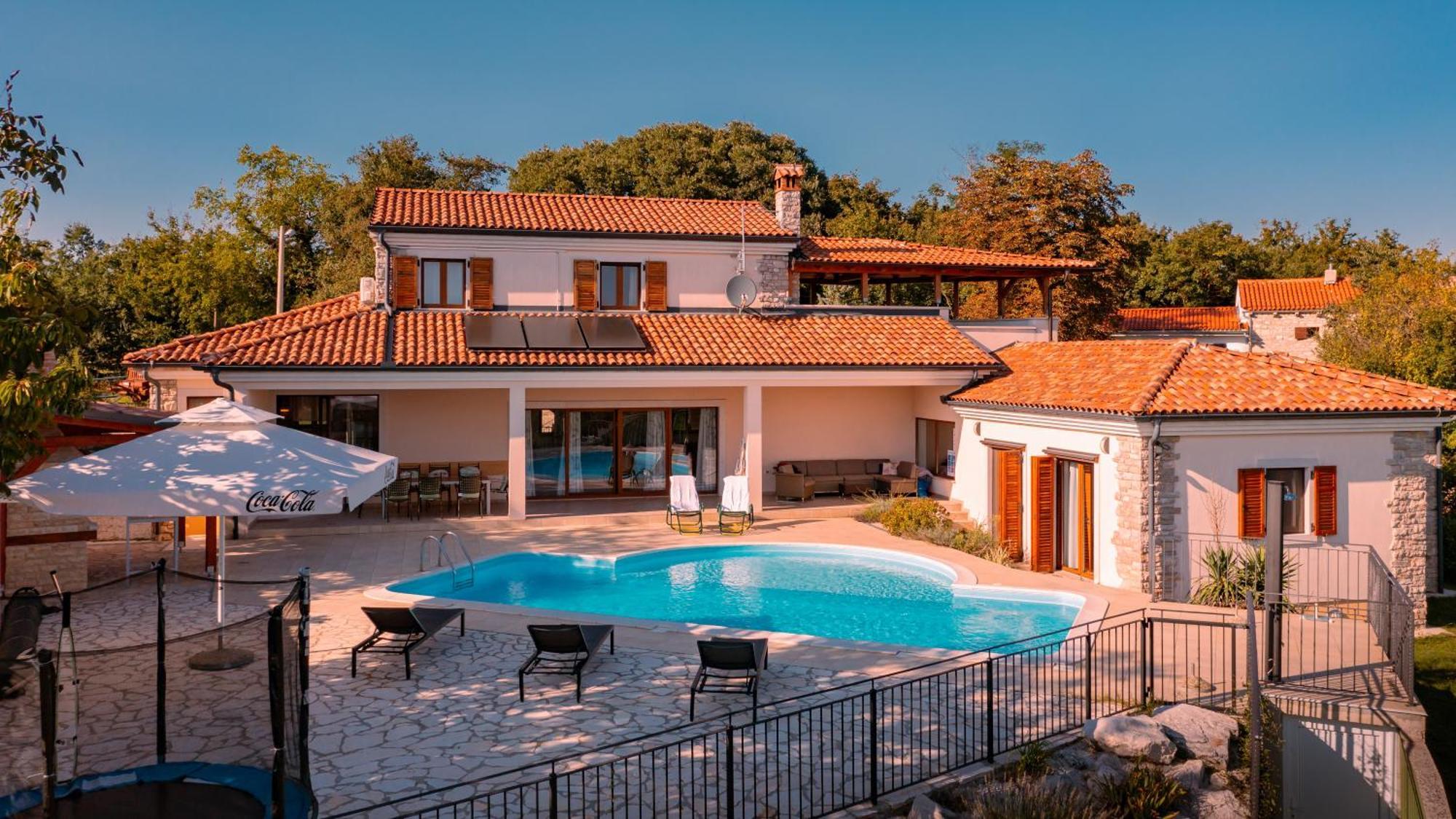 Villa Arton Heated Swimming-Pool Žminj Exteriér fotografie