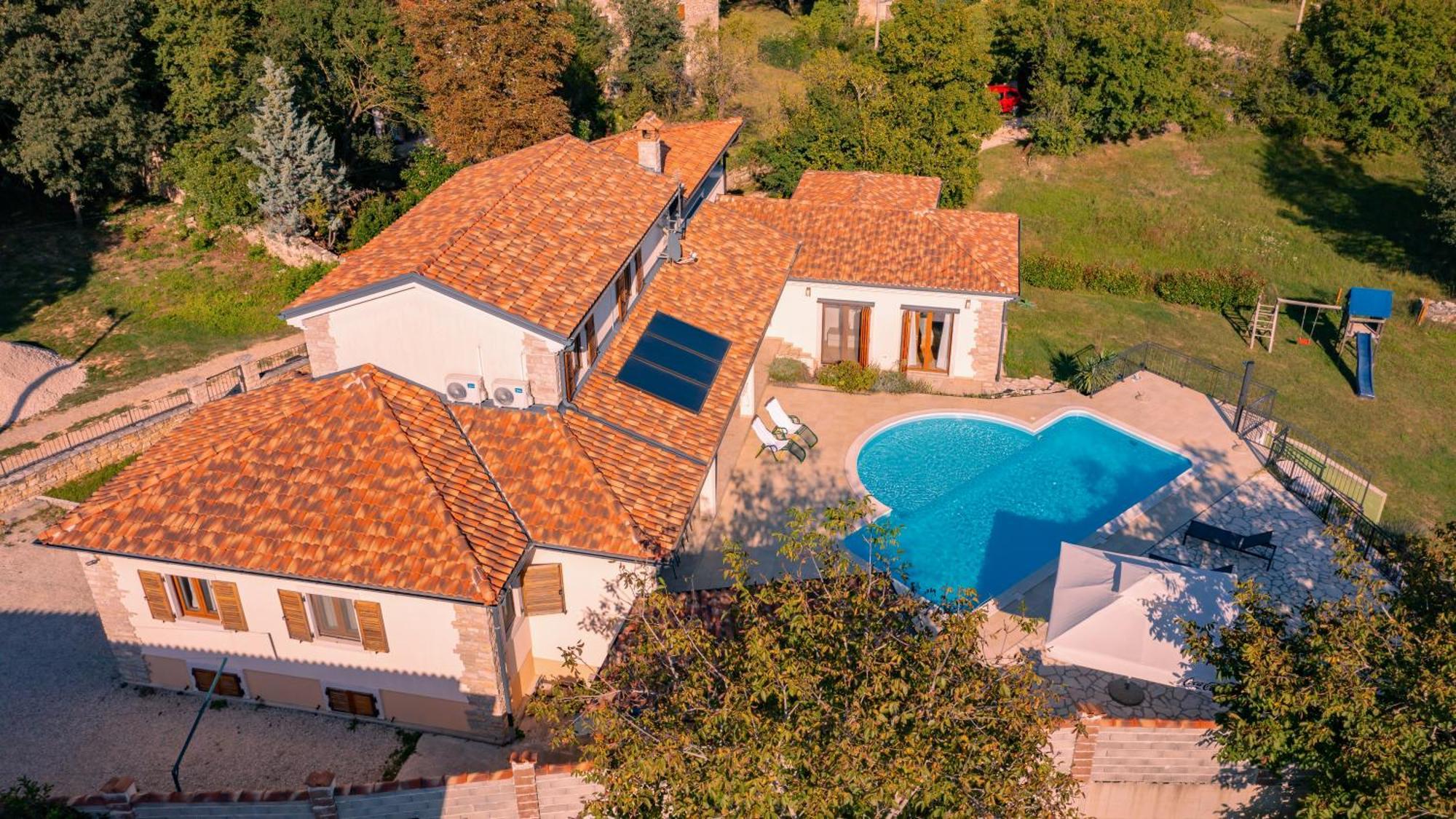 Villa Arton Heated Swimming-Pool Žminj Exteriér fotografie