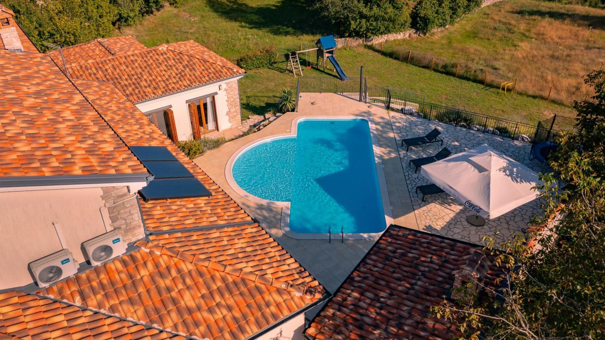 Villa Arton Heated Swimming-Pool Žminj Exteriér fotografie
