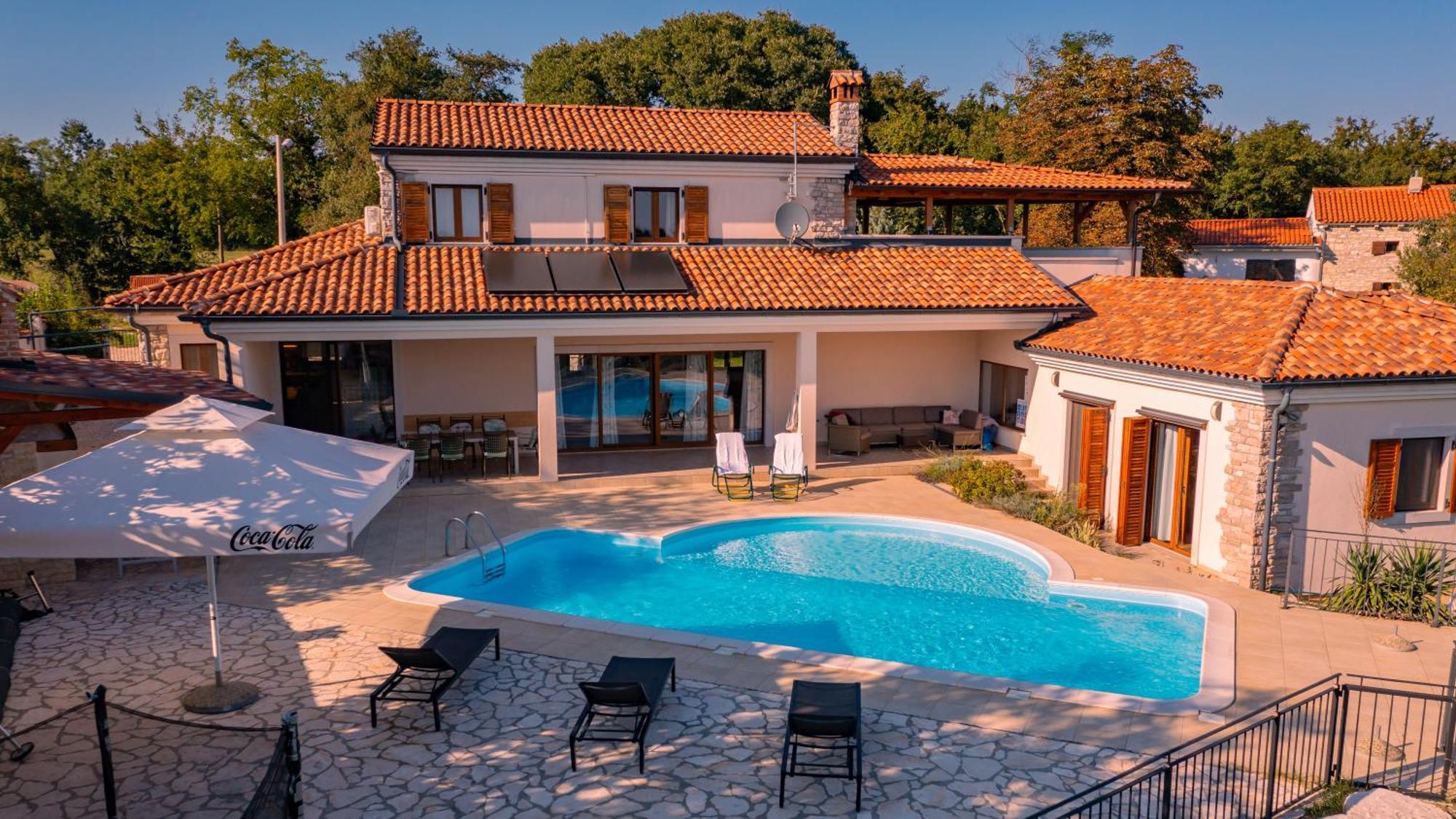 Villa Arton Heated Swimming-Pool Žminj Exteriér fotografie